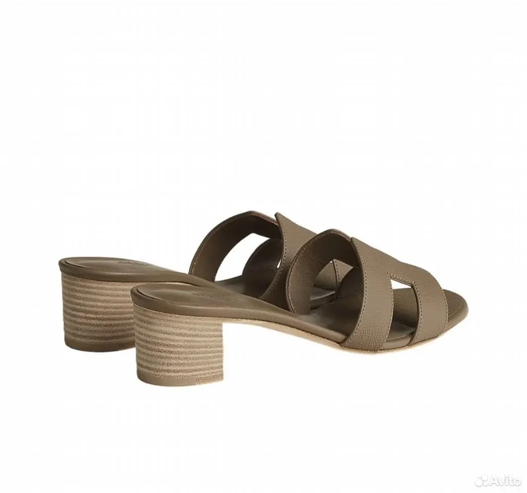Сандали Hermes Oasisi Epsom Calfskin - миниатюра 5