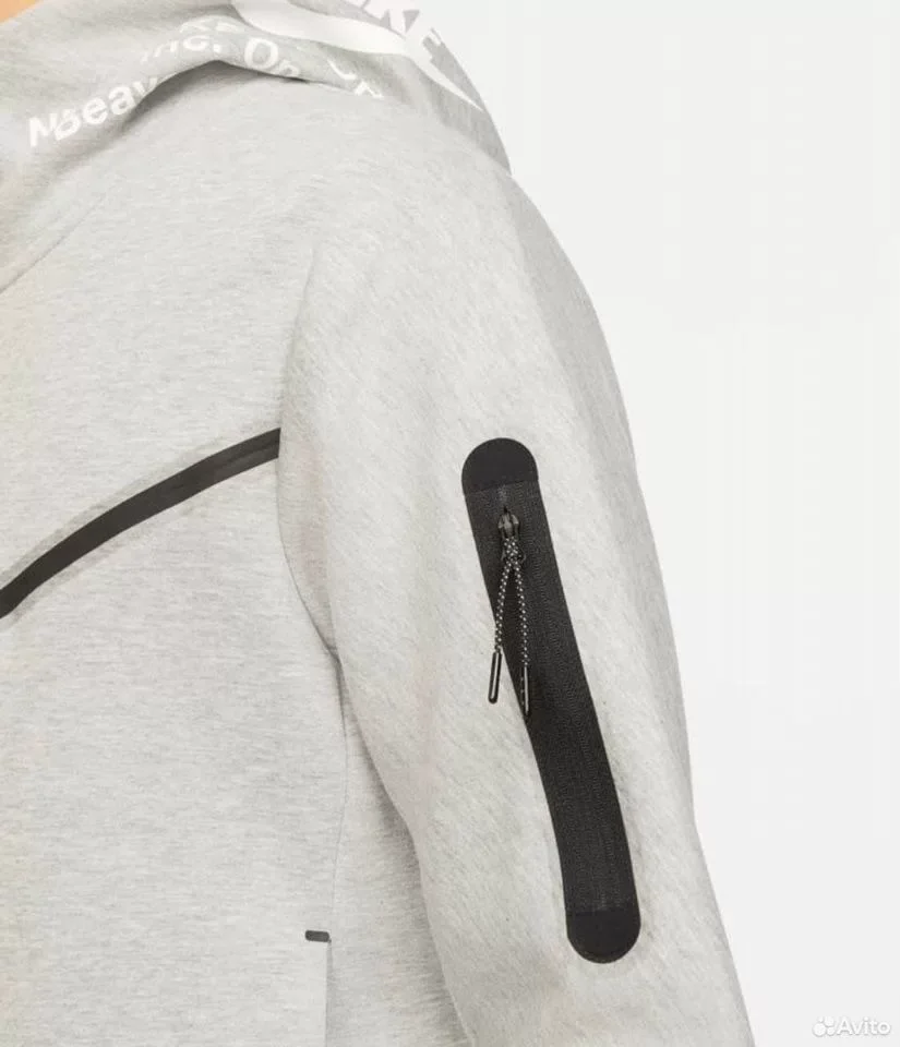 Худи Nike Tech Fleece Printing Full-Length Zipper - миниатюра 4