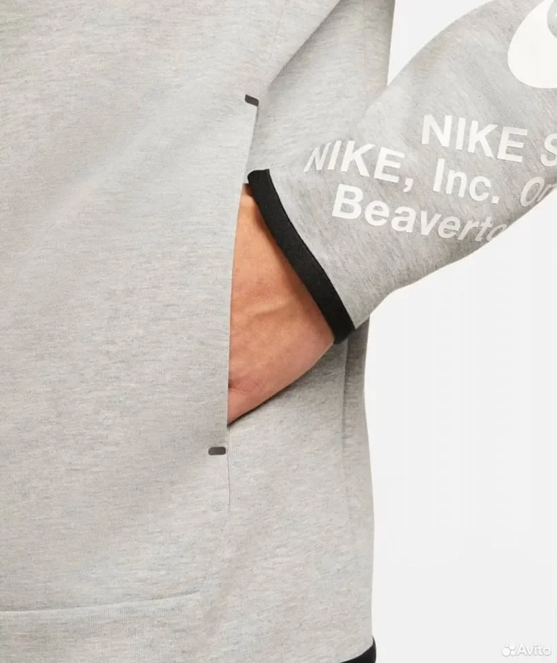 Худи Nike Tech Fleece Printing Full-Length Zipper - миниатюра 5