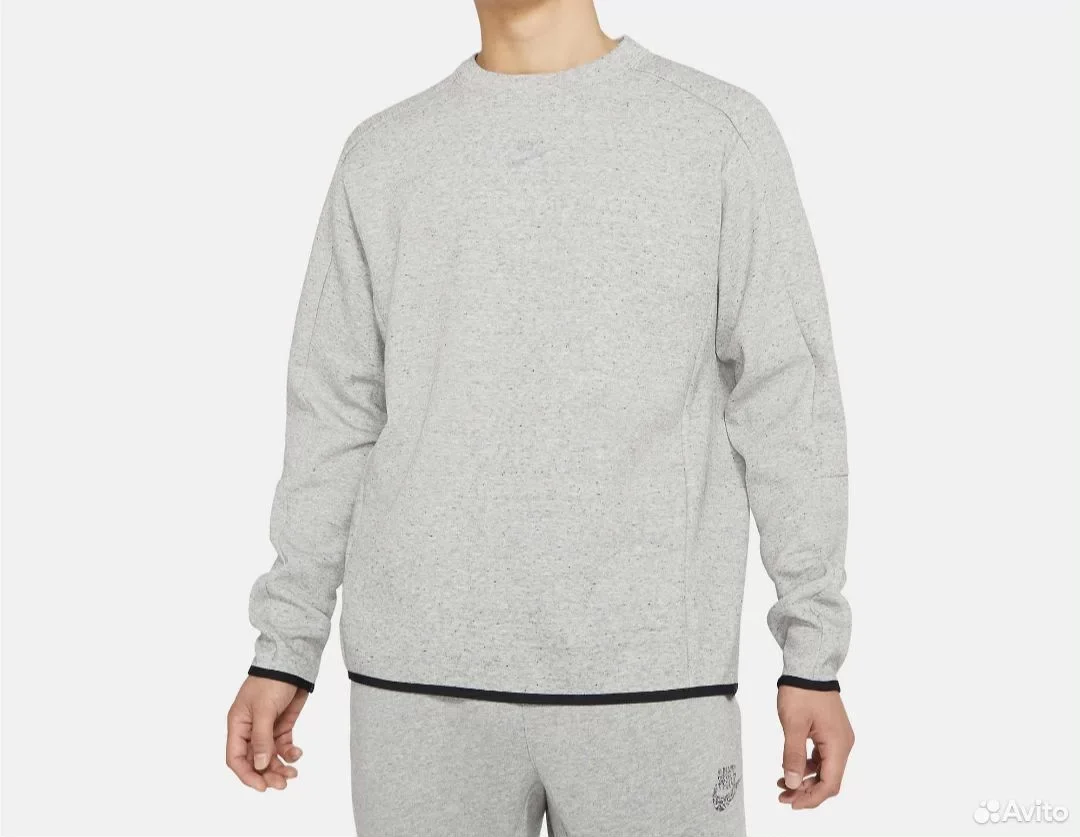 Свитшот Nike Sportswear Tech Fleece Grey - миниатюра 2