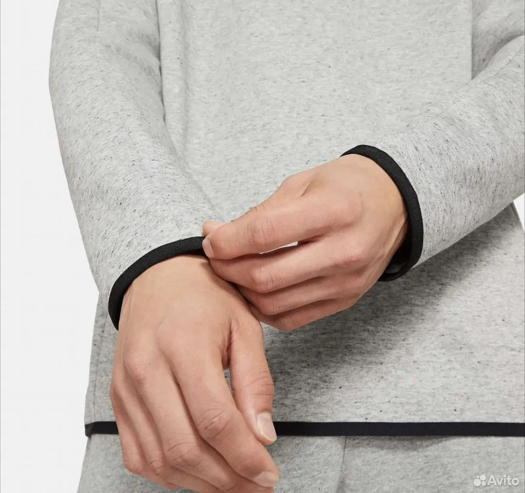 Свитшот Nike Sportswear Tech Fleece Grey - миниатюра 4