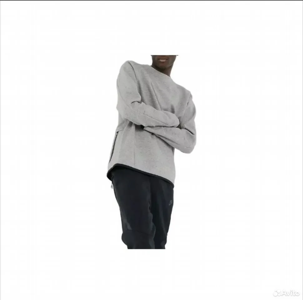Свитшот Nike Sportswear Tech Fleece Grey - миниатюра 5