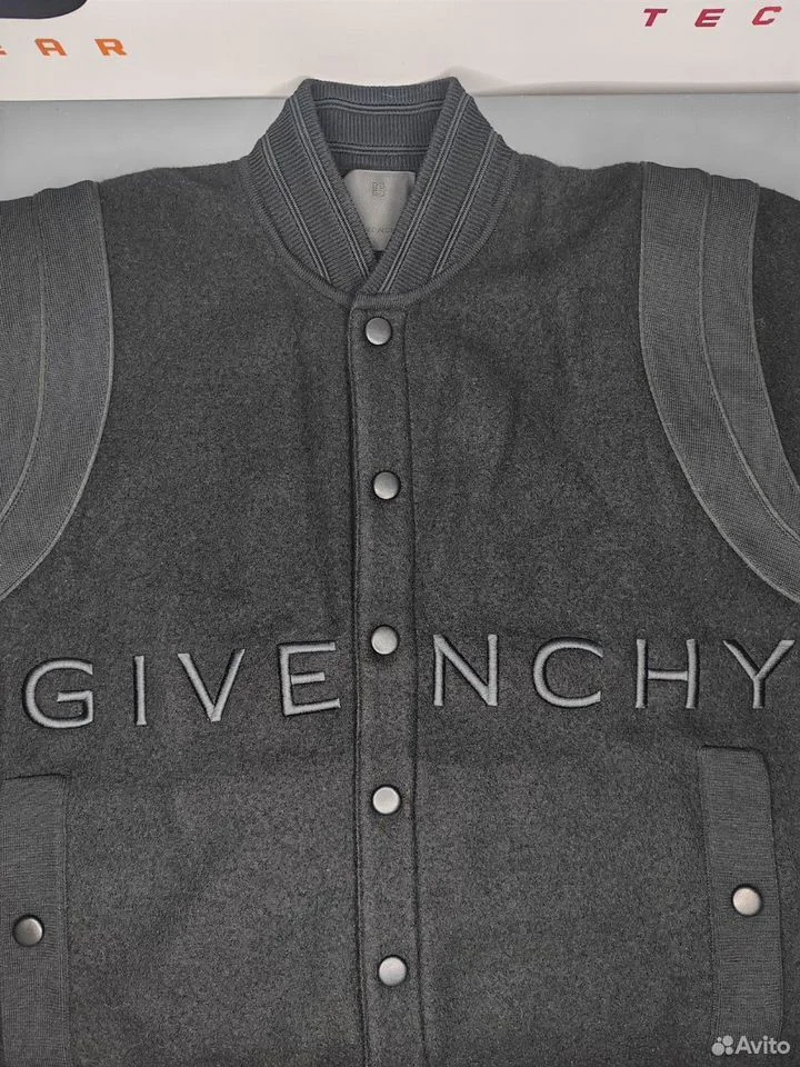 Бомбер Givenchy Black Logo - миниатюра 6
