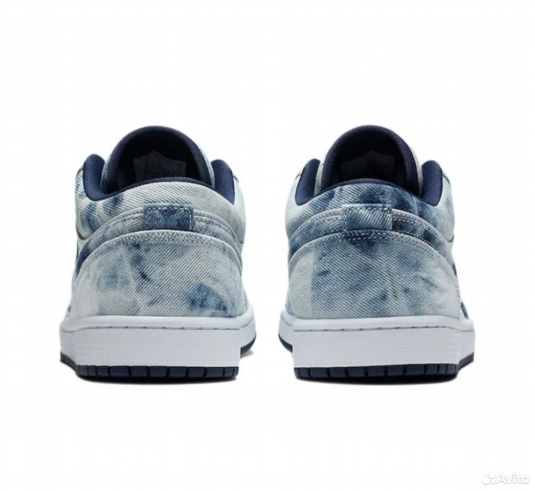 Кроссовки Nike Air Jordan 1 Low Washed Denim - миниатюра 5