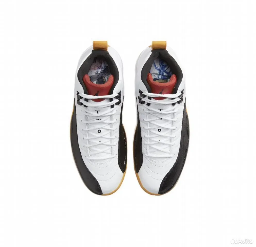 Кроссовки Nike Air Jordan 12 Retro White&Black - миниатюра 10