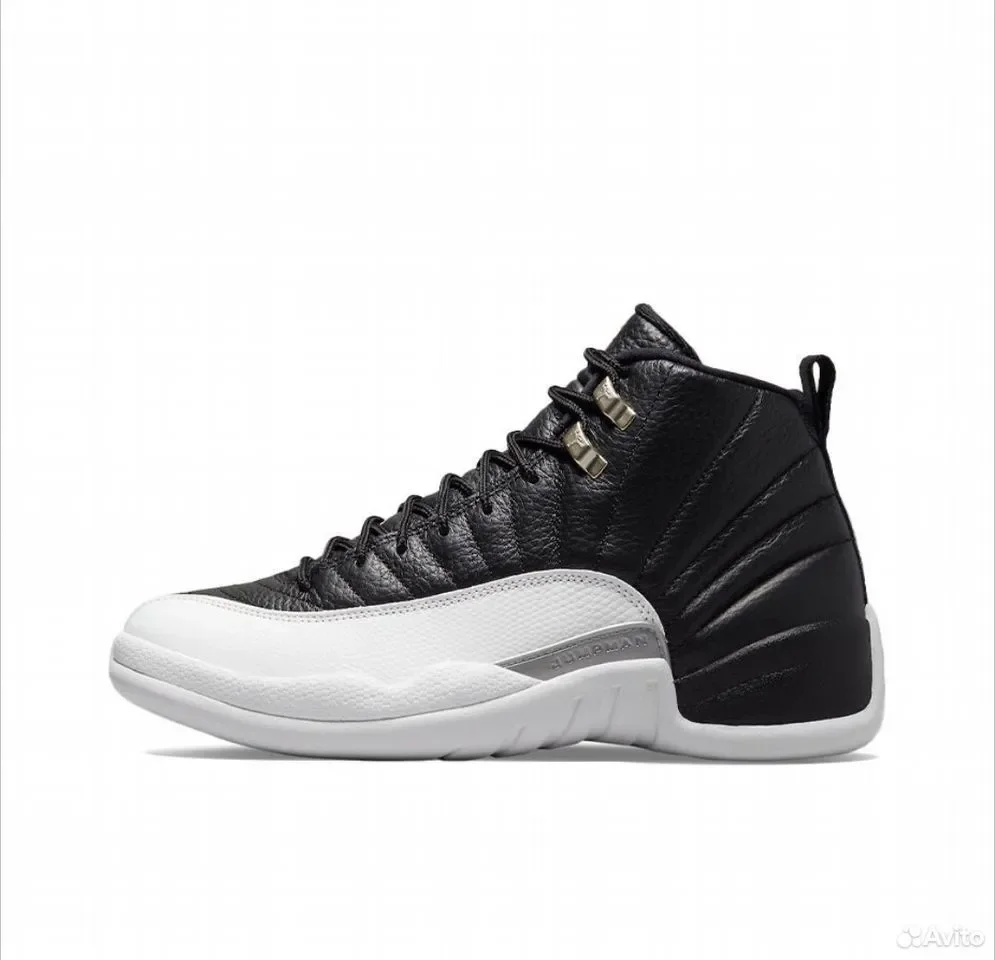 Кроссовки Nike Air Jordan 12 Retro White&Black - миниатюра 2