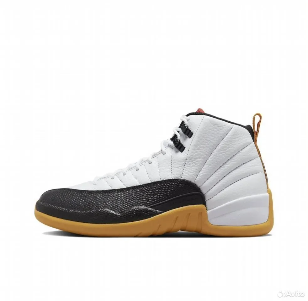 Кроссовки Nike Air Jordan 12 Retro White&Black - миниатюра 9
