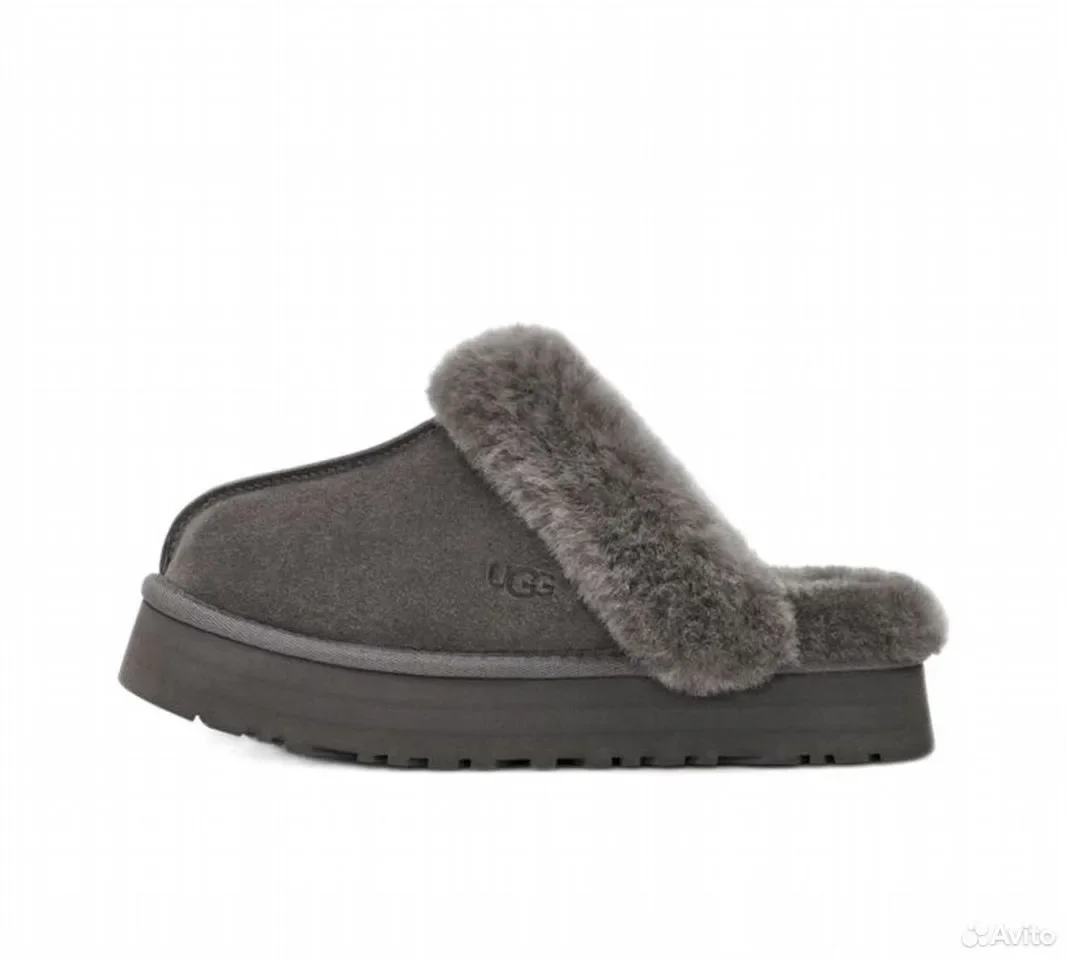Тапочки UGG Disquette Grey - изображение 1