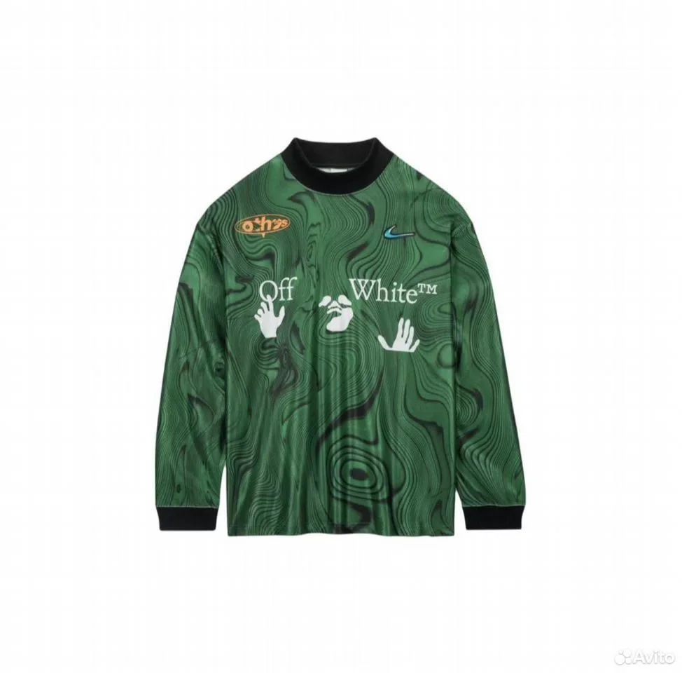 Свитшот Nike x OFF-white Green Y2K - изображение 1