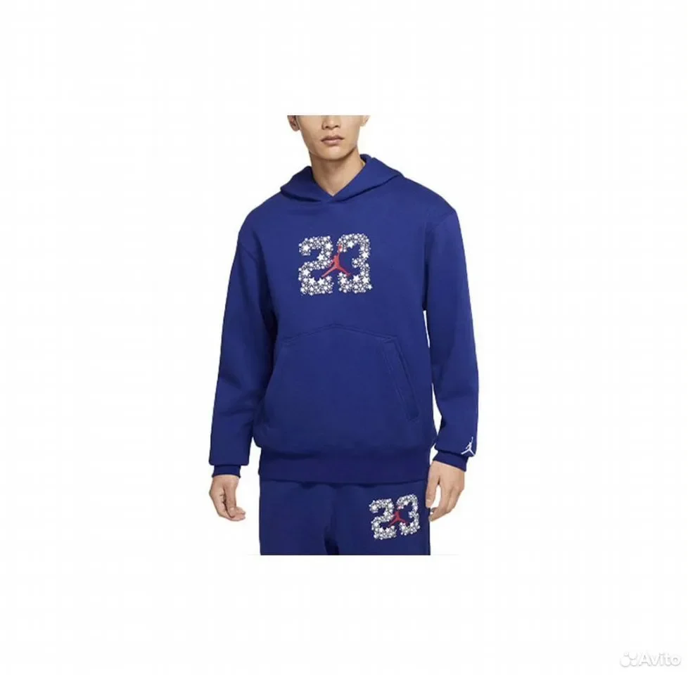 Толстовка Nike Jordan Sport Blue 23 - миниатюра 5
