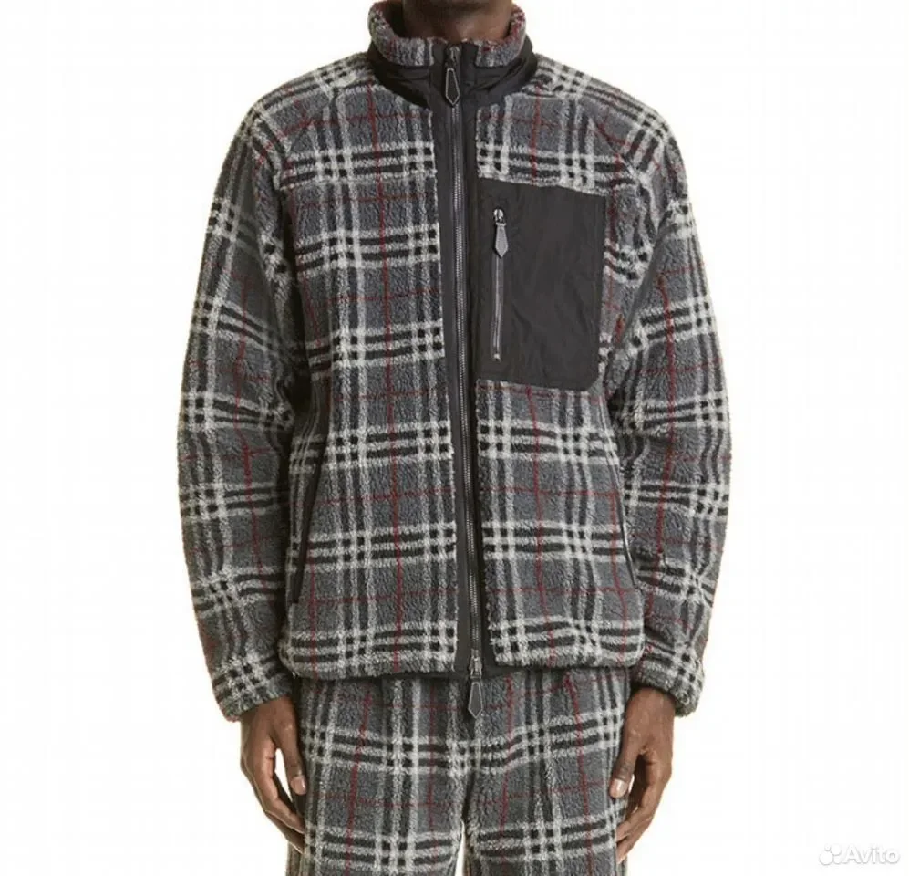 Куртка флисовая Burberry Vintage Check Fleece FW21 - миниатюра 2