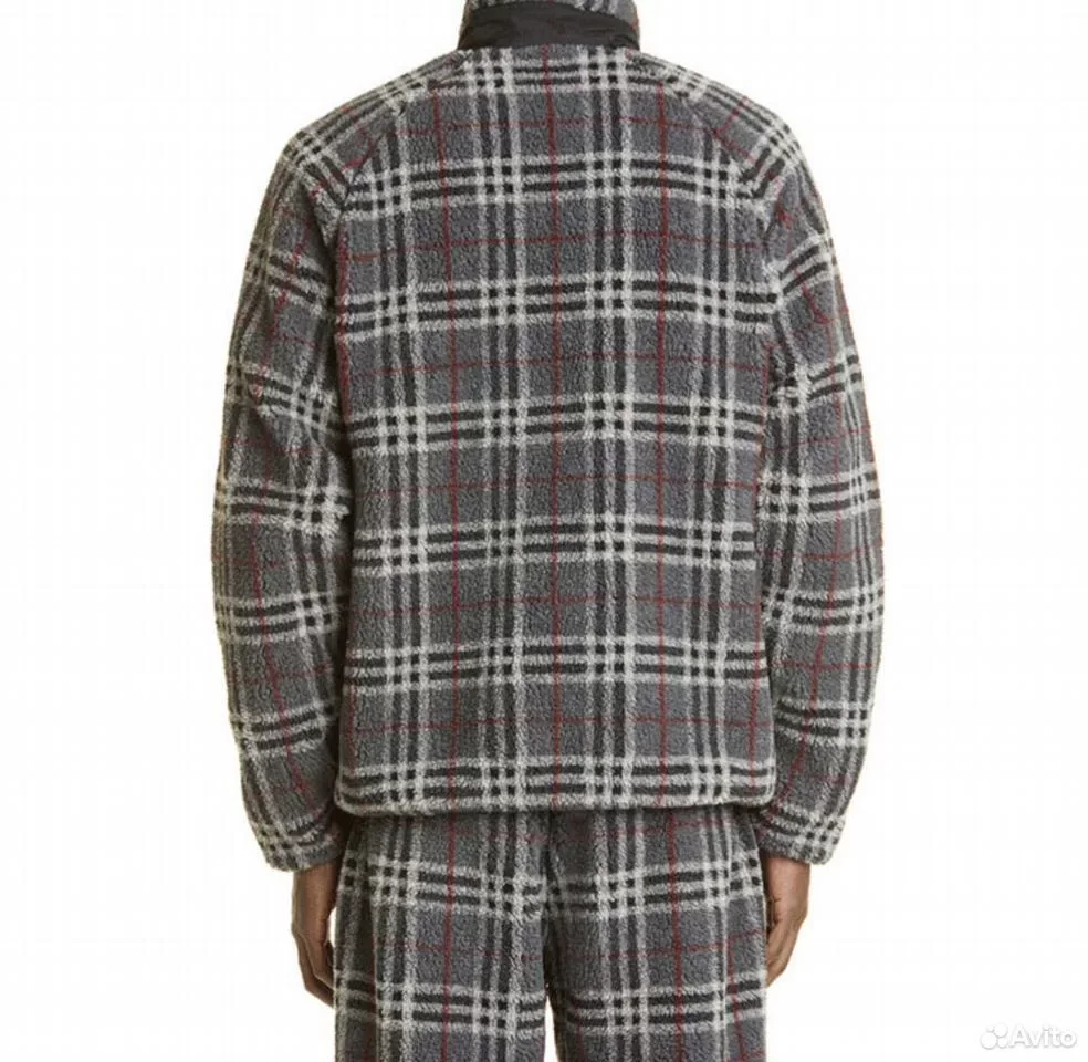 Куртка флисовая Burberry Vintage Check Fleece FW21 - миниатюра 3