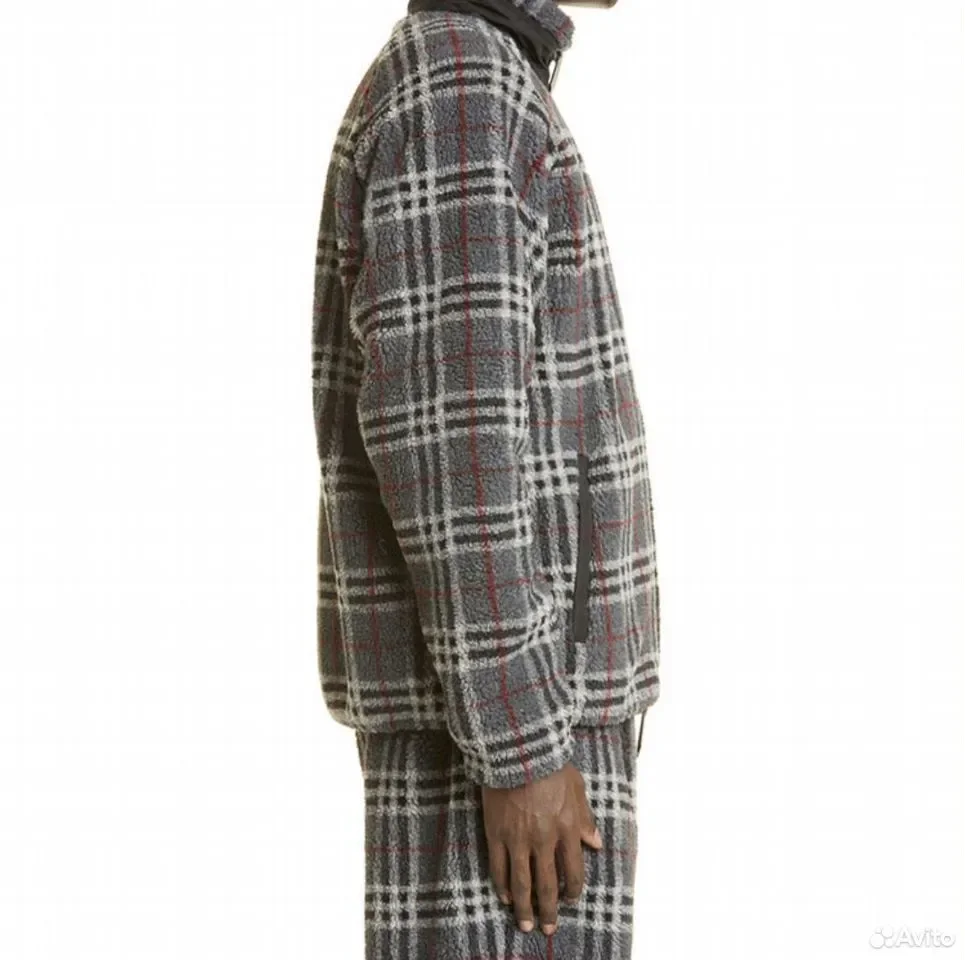 Куртка флисовая Burberry Vintage Check Fleece FW21 - миниатюра 4