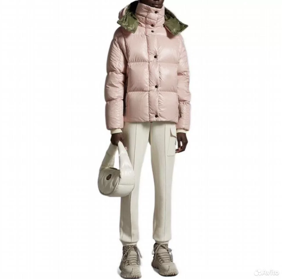 Пуховик Moncler Parana Pink - миниатюра 4