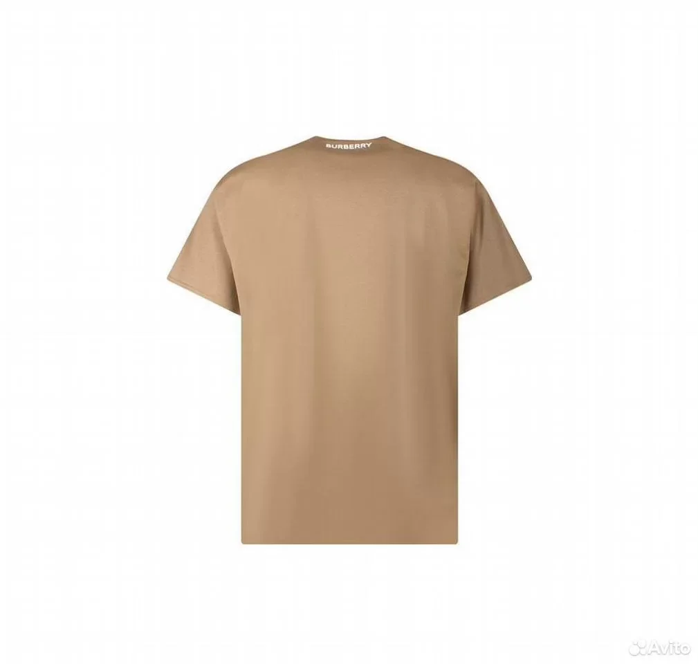 Футболка Burberry Deer Print Beige - миниатюра 2