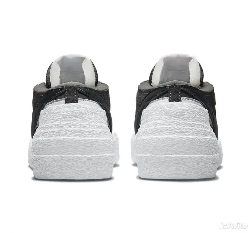 Кроссовки Nike Blazer Low sacai Iron Grey - миниатюра 5