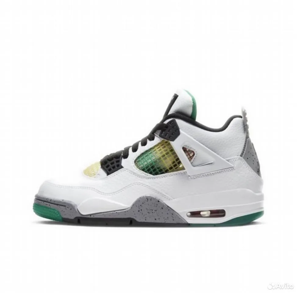 Кроссовки Nike Air Jordan 4 Lucid Green - миниатюра 2