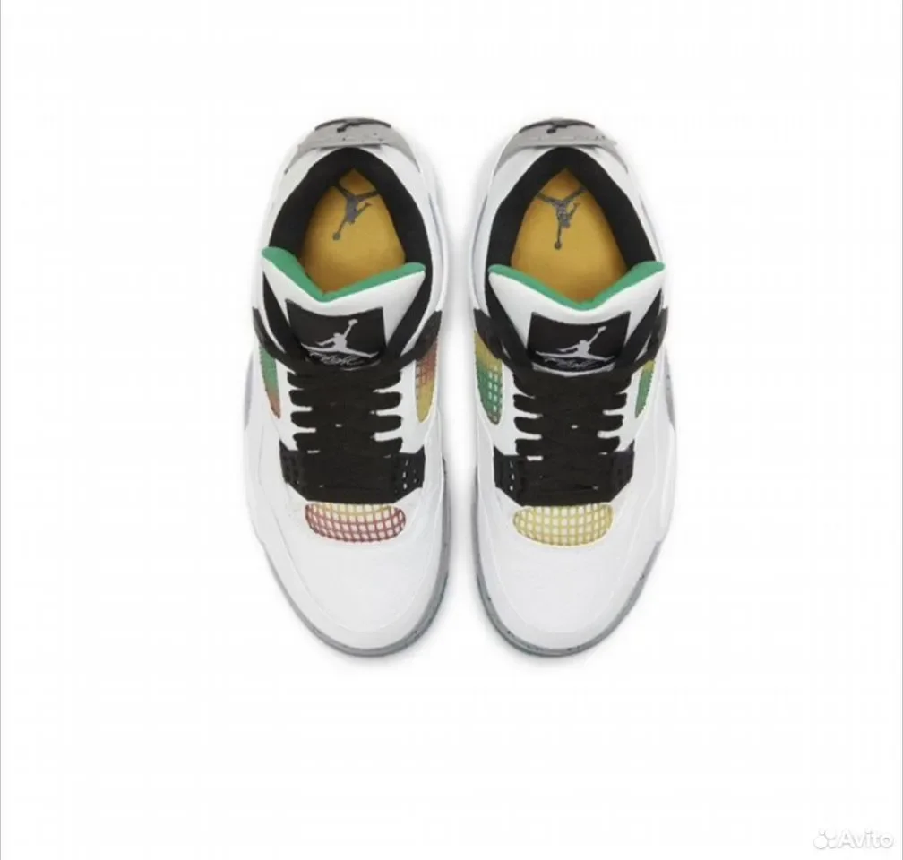 Кроссовки Nike Air Jordan 4 Lucid Green - миниатюра 4