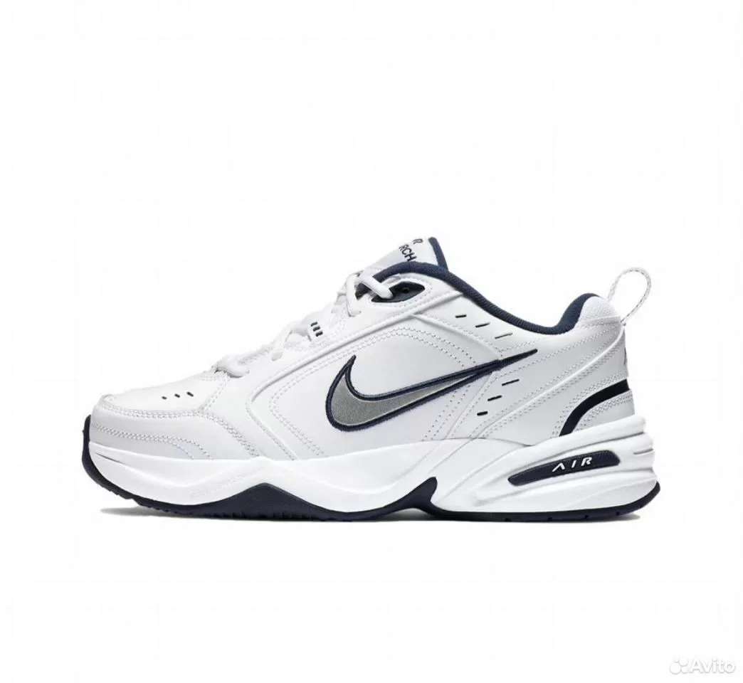 Кроссовки Nike Air Monarch 4 Navy Blue - миниатюра 3