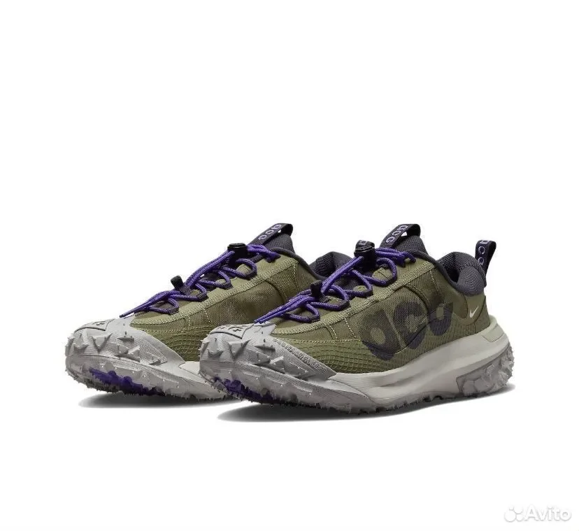 Кроссовки nike ACG mountain FLY 2 LOW olive - изображение 1