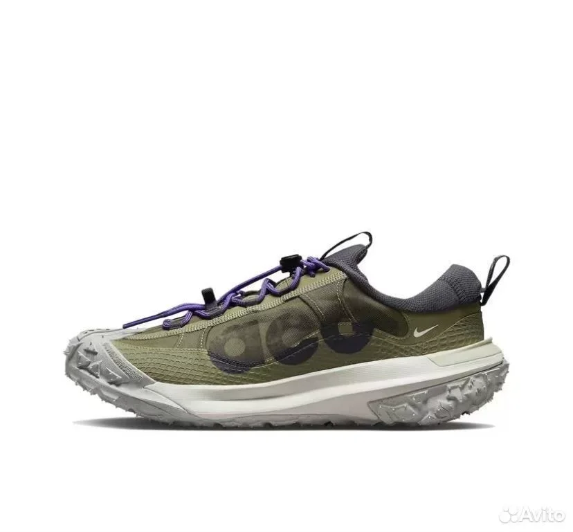 Кроссовки nike ACG mountain FLY 2 LOW olive - миниатюра 2