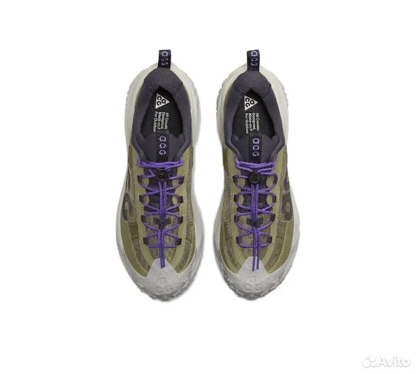 Кроссовки nike ACG mountain FLY 2 LOW olive - миниатюра 4