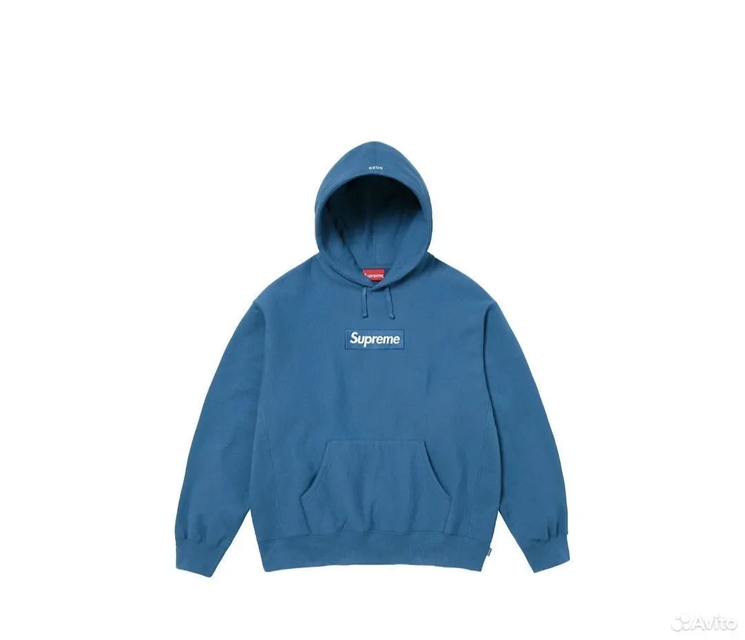 Худи Supreme Box Logo Hoodie FW 23 White - миниатюра 2