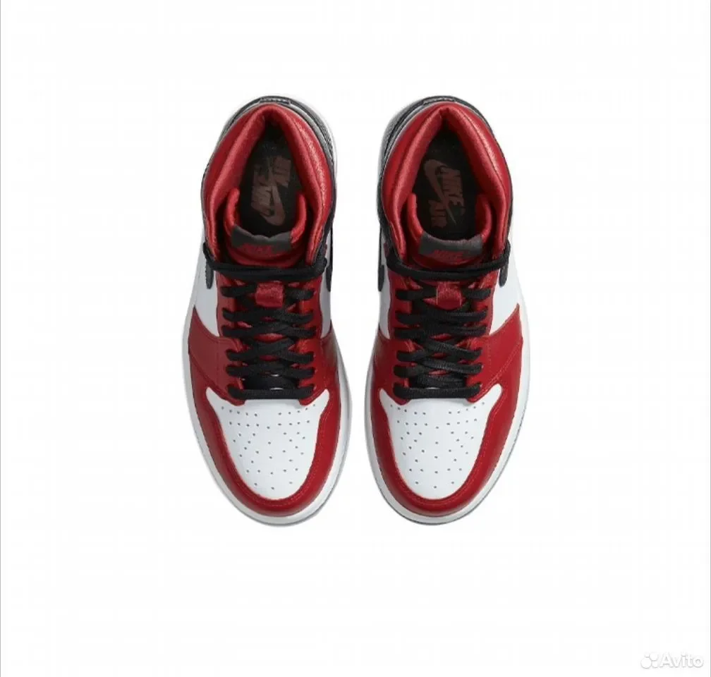 Кроссовки Nike Air 1 High OG Satin Red - миниатюра 5
