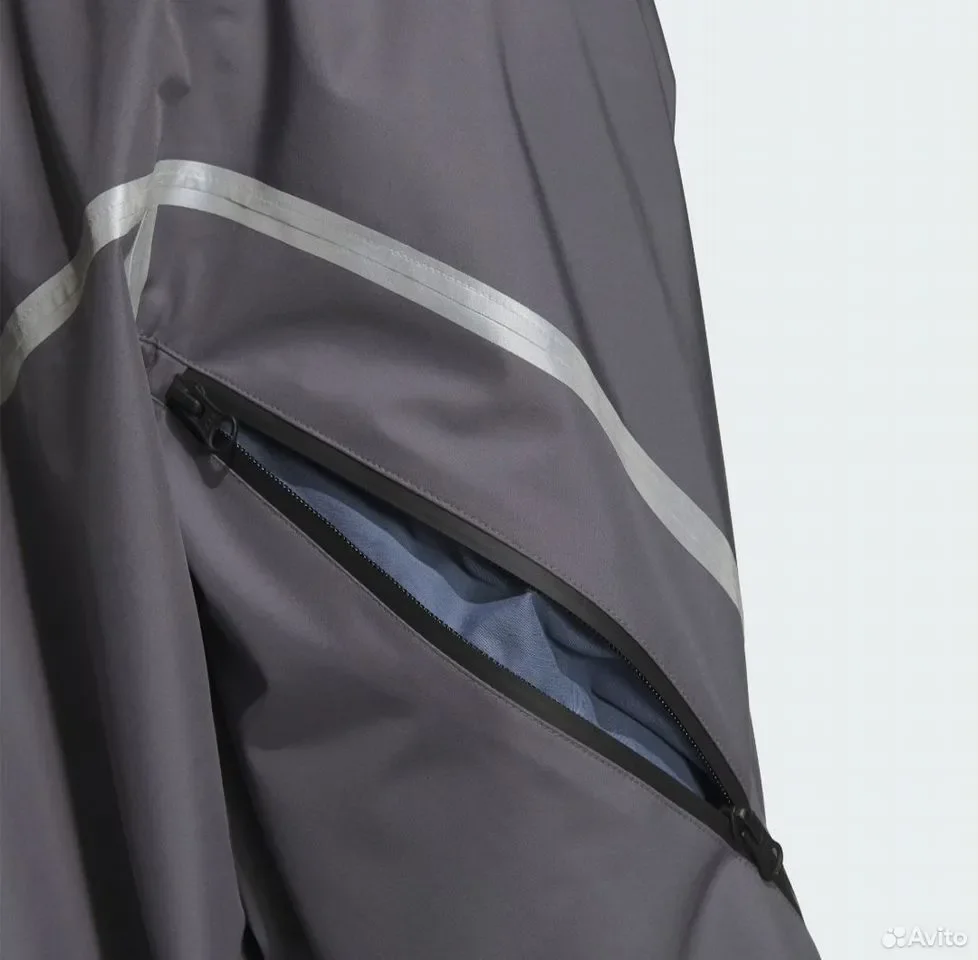 Ветровка Adidas fustl P JKT 6 FW 24 Light Grey - миниатюра 6