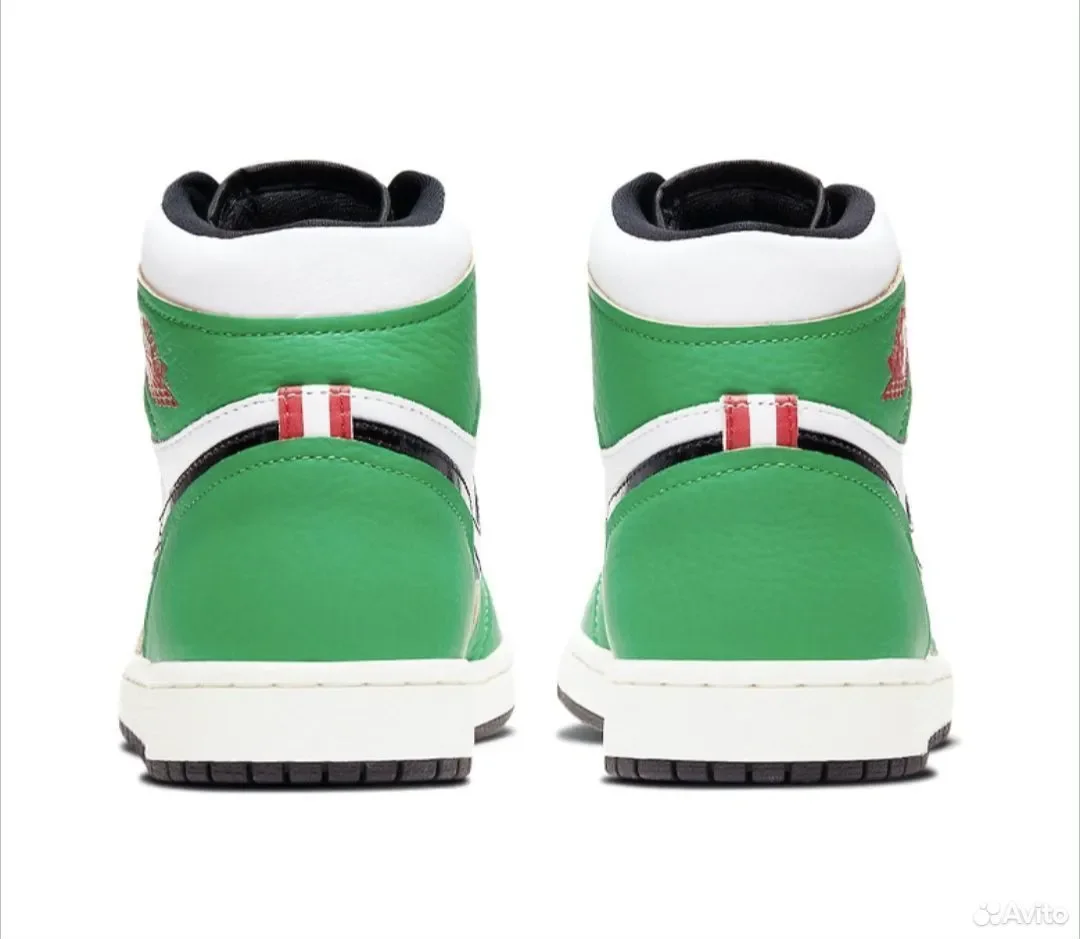 Кроссовки nike AIR Jordan 1 High Retro Lucky Green - миниатюра 5