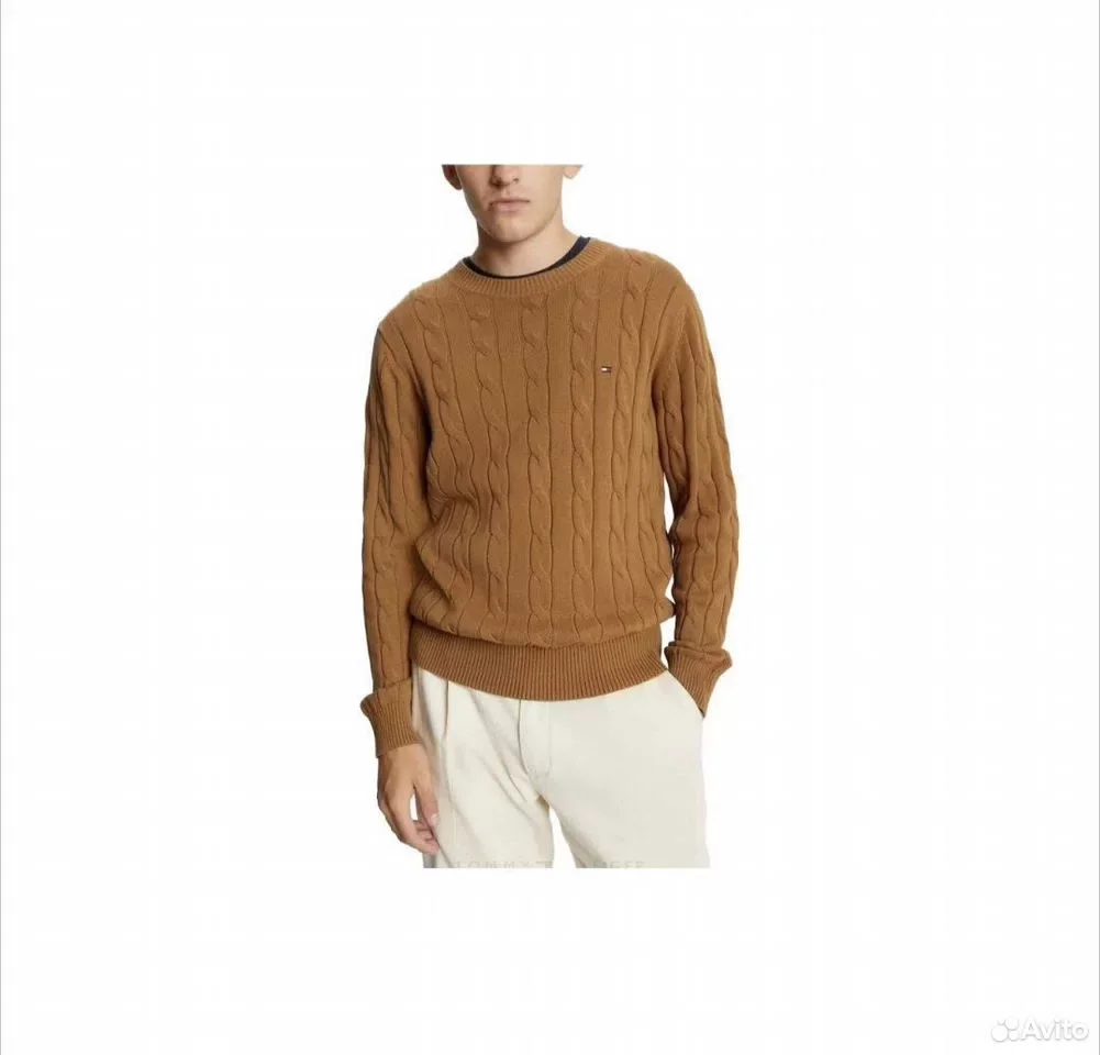Свитер Tommy Hilfiger Brown - миниатюра 2