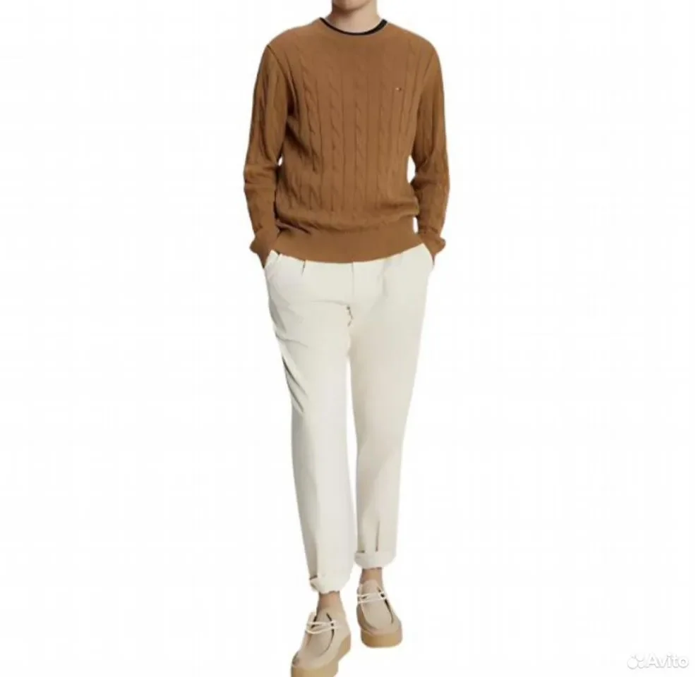 Свитер Tommy Hilfiger Brown - миниатюра 4