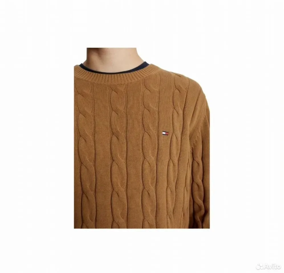 Свитер Tommy Hilfiger Brown - миниатюра 5