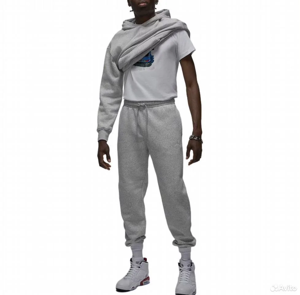 Спортивные штаны Nike Jordan Fleece Brooklyn - миниатюра 7