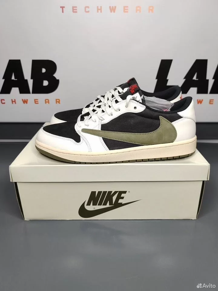 Кроссовки Nike Air Jordan 1 Low Travis Scott - миниатюра 4