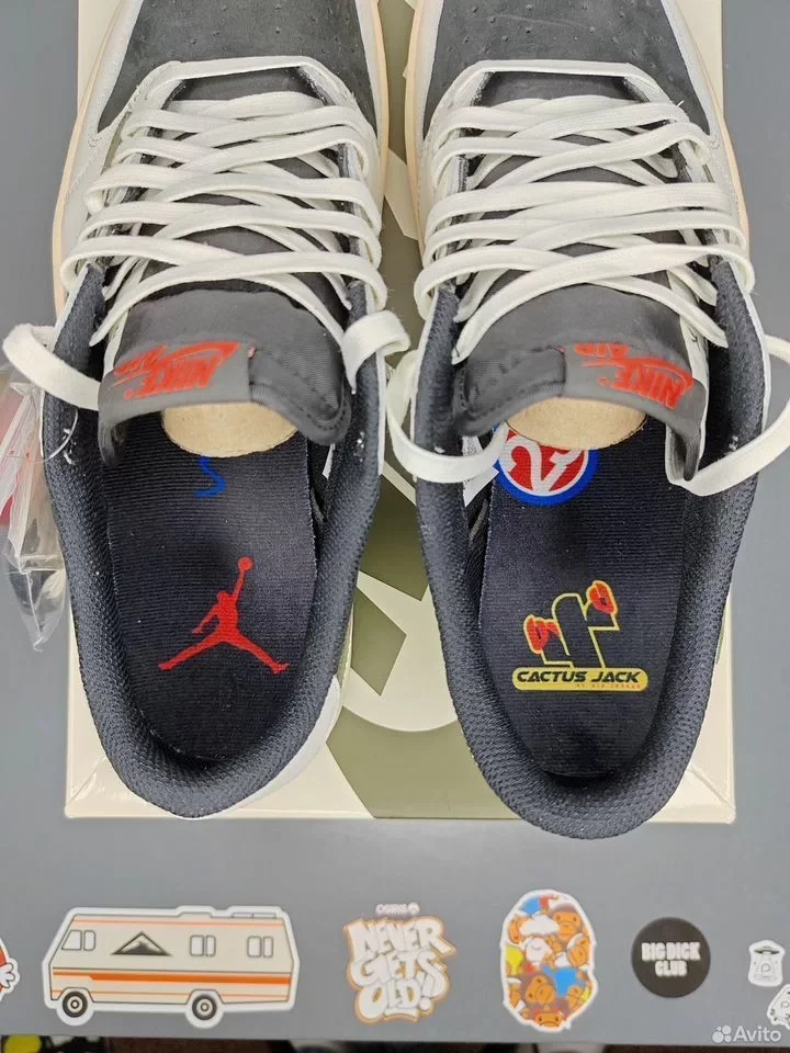 Кроссовки Nike Air Jordan 1 Low Travis Scott - миниатюра 6