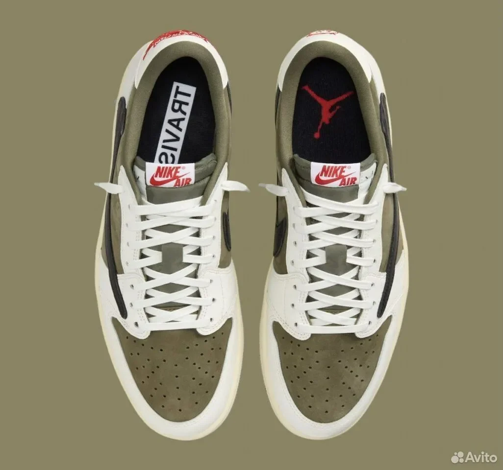 Кроссовки Nike Air Jordan 1 Low X Travis Scott - миниатюра 3