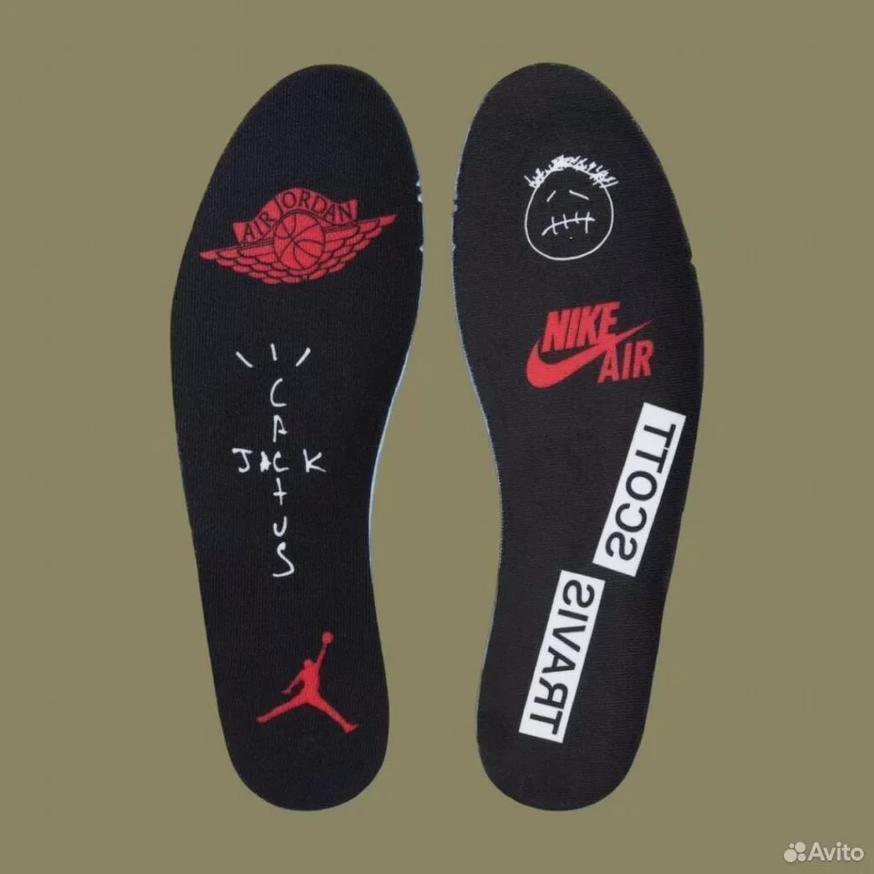 Кроссовки Nike Air Jordan 1 Low X Travis Scott - миниатюра 7