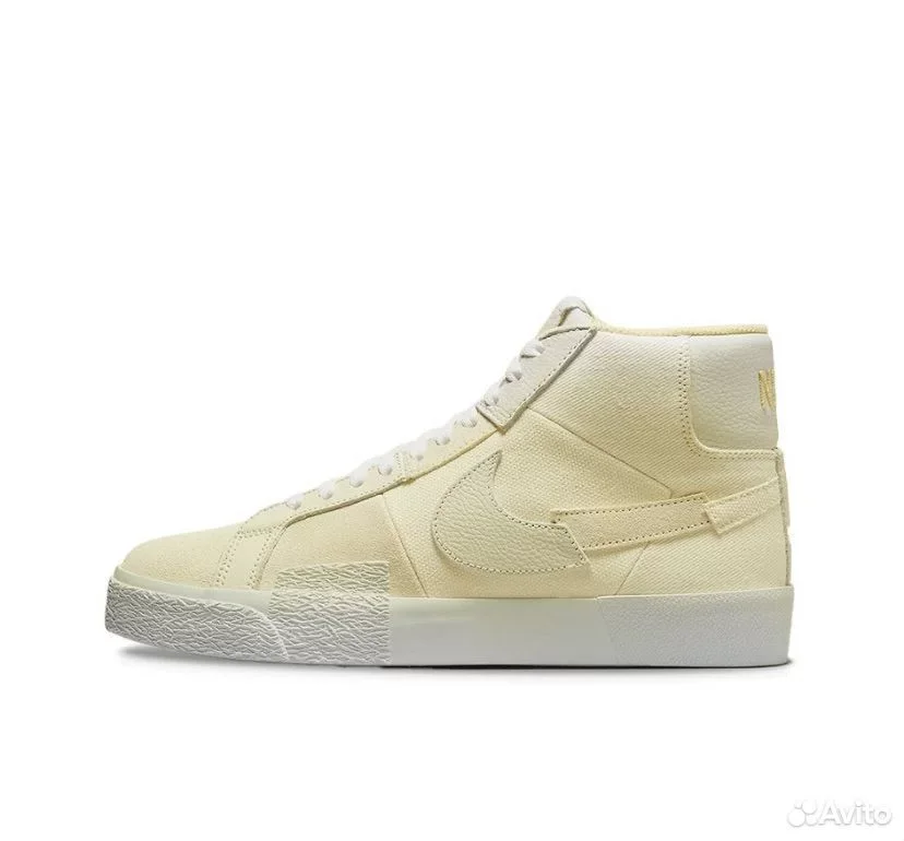 Кеды nike SB blazer MID PRM IN “lemon wash" - миниатюра 2