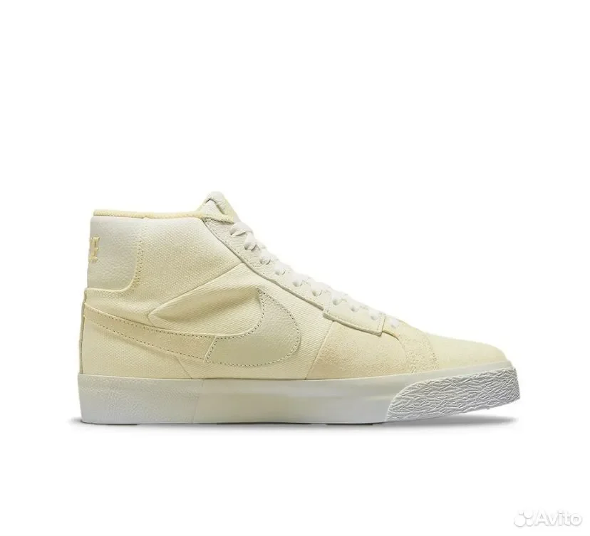 Кеды nike SB blazer MID PRM IN “lemon wash" - миниатюра 3