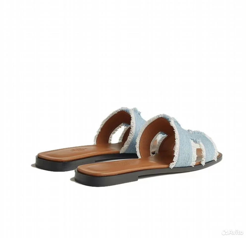 Сандали Hermes Oran Light Blue - миниатюра 2