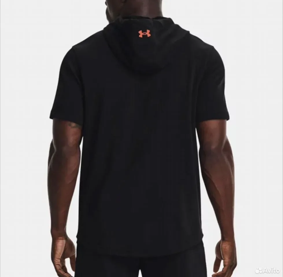 Футболка Under Armour Project Rock Hooded Black - миниатюра 5
