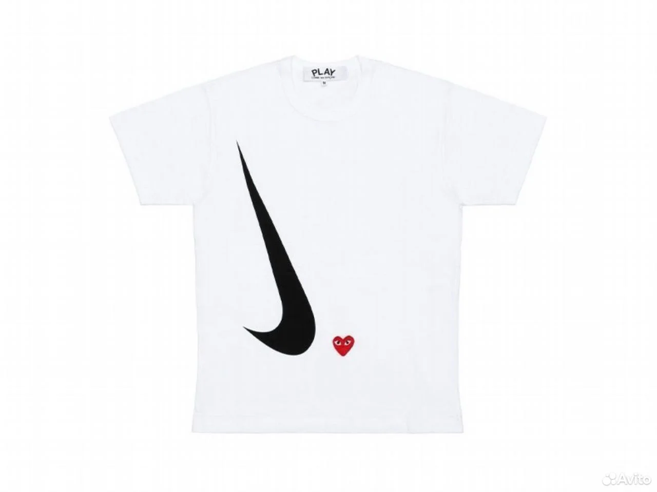 Футболка CDG Play x Nike "Play Together" Logo - изображение 1