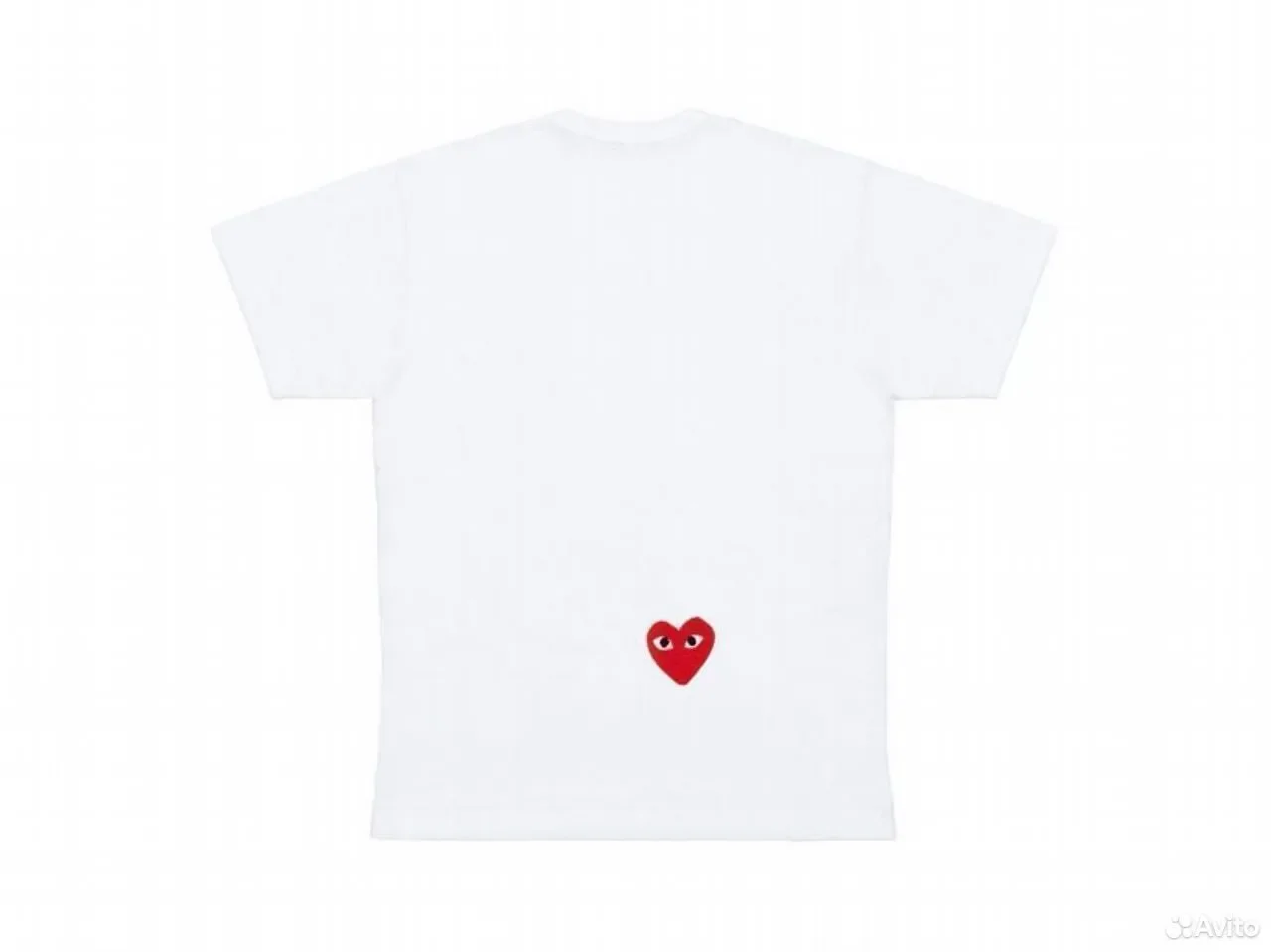 Футболка CDG Play x Nike "Play Together" Logo - миниатюра 2