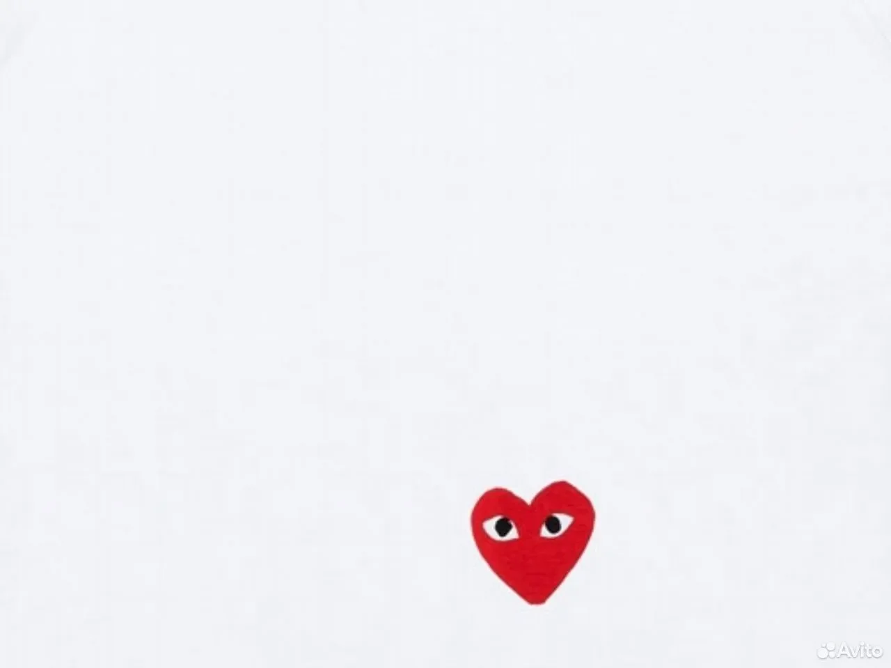 Футболка CDG Play x Nike "Play Together" Logo - миниатюра 4