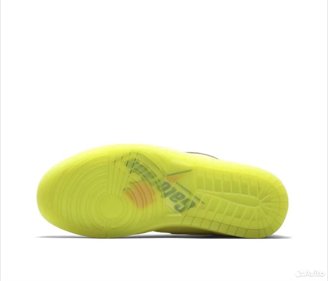 Кроссовки AIR Jordan 1 High Lemon Yellow - миниатюра 4