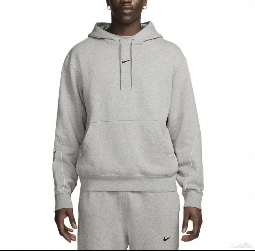 Худи Nike x Nocta SS24 Fleece Grey - изображение 1