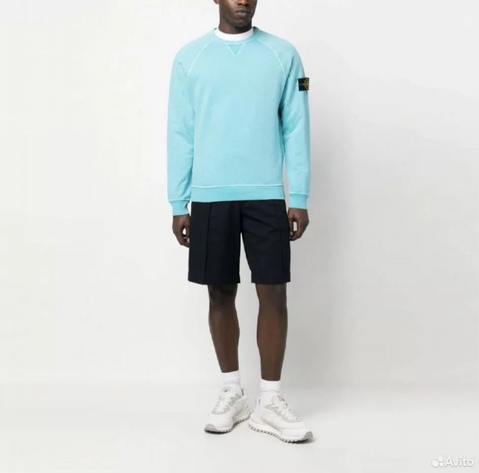 Свитшот Stone Island SS23 Light Blue - изображение 1