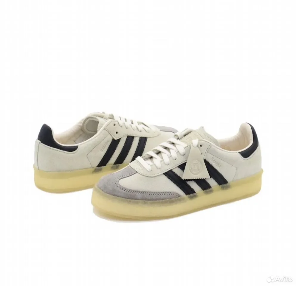 Кроссовки Adidas x Clarks x Kith Samba Black - миниатюра 2
