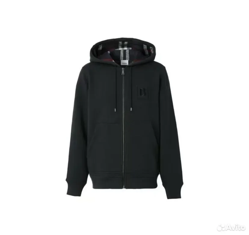 Худи Burberry letter graphic cotton blend hooded - изображение 1